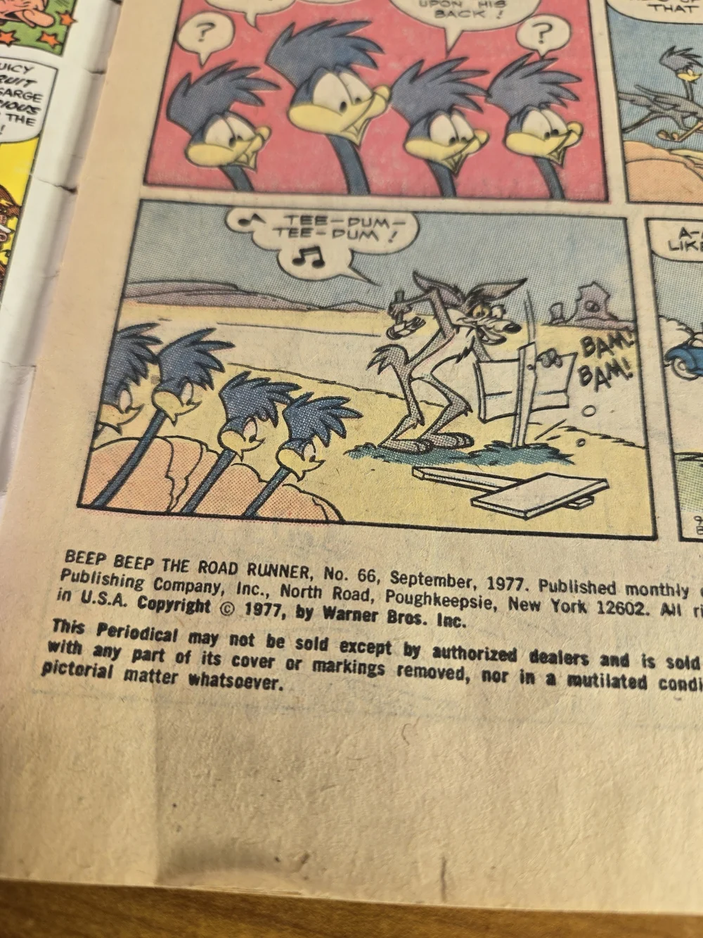 Beep Beep, The Road Runner #66 Gold Key Comics 1977 Combine Shipping